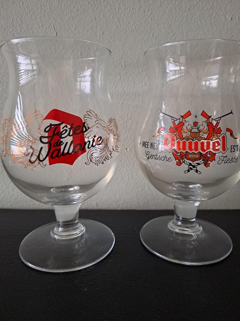 Duvel Gentsche Feesten 2019 en Fetes de Wallonië (Vanuit NL), Verzamelen, Ophalen of Verzenden, Glas of Glazen, Duvel