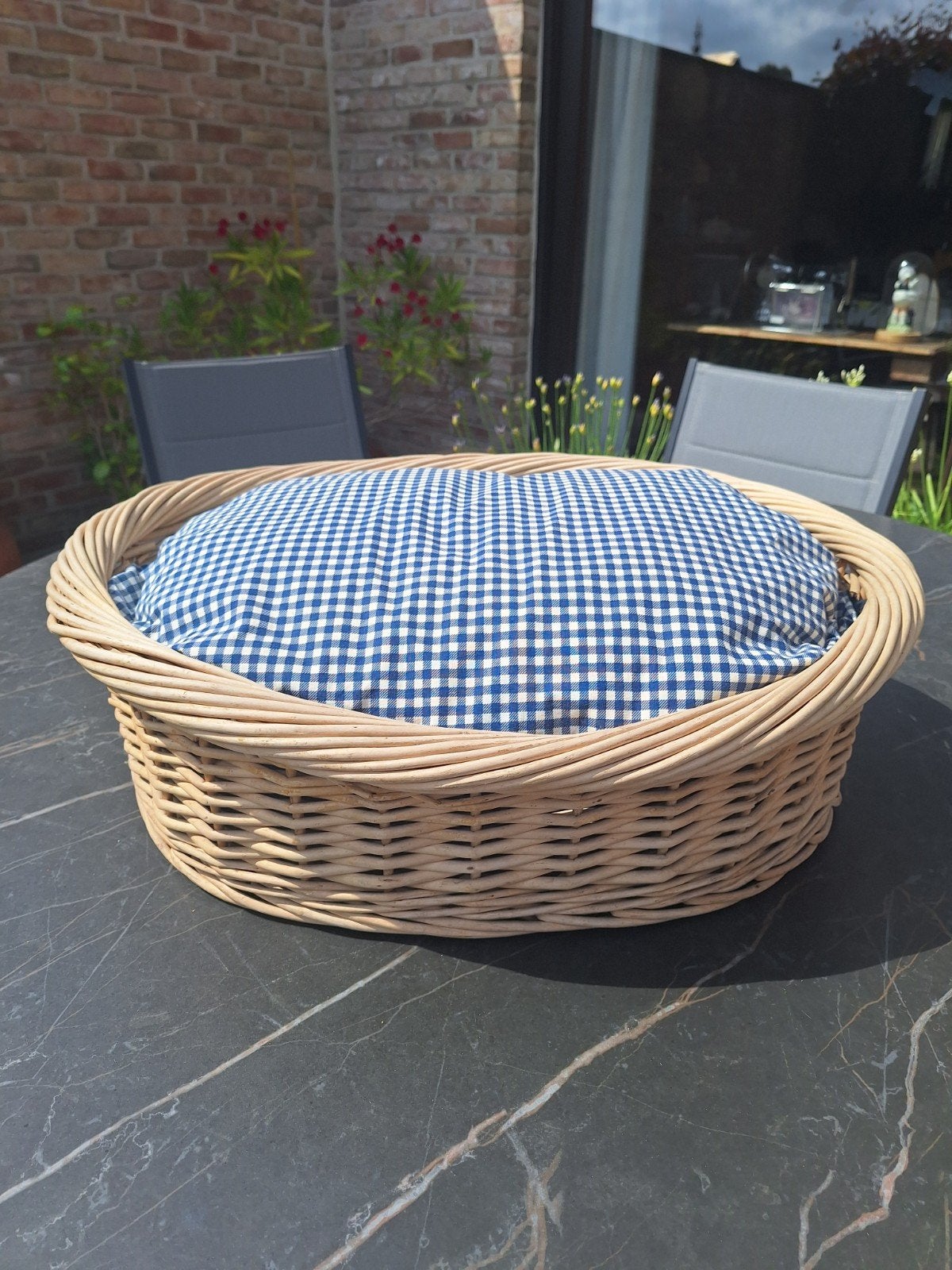 Hondenmand in rotan., Dieren en Toebehoren, Ophalen