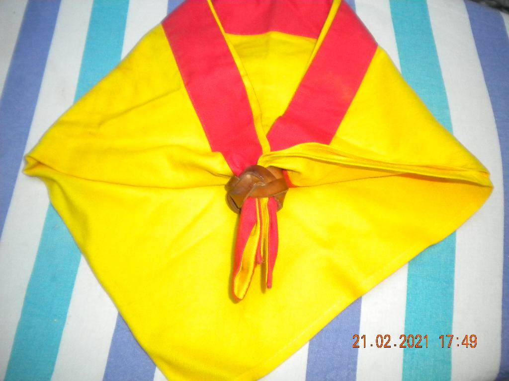 Scoutssjaal (geel-rood), Collections, Scoutisme, Enlèvement