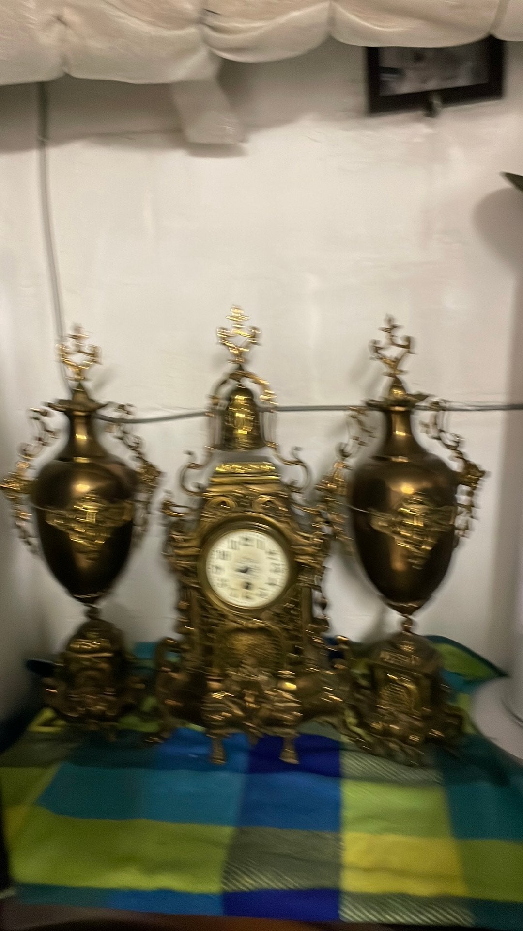 Antiek schouw garnetuur, Ophalen of Verzenden
