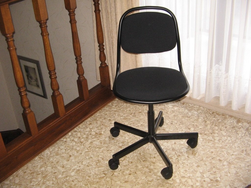 kinderbureau Ikea Orfjall als nieuw, Enlèvement, Comme neuf, Noir, Chaise de bureau