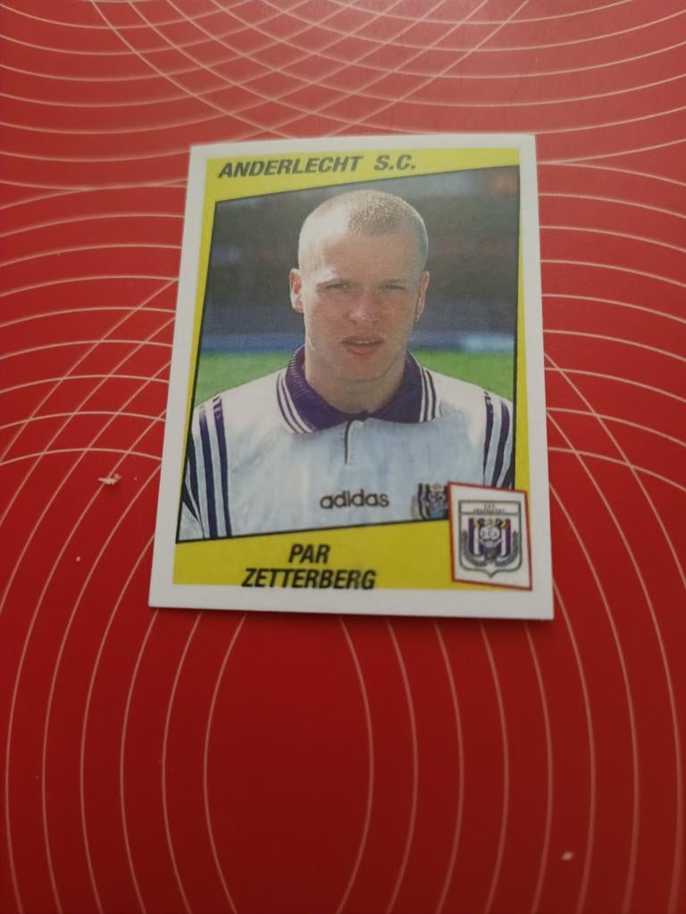 Sticker Par Zetterberg Anderlecht 2019/20, Ophalen of Verzenden