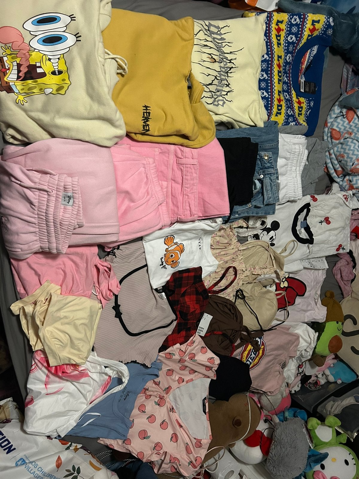 Kleding bundel, Ophalen