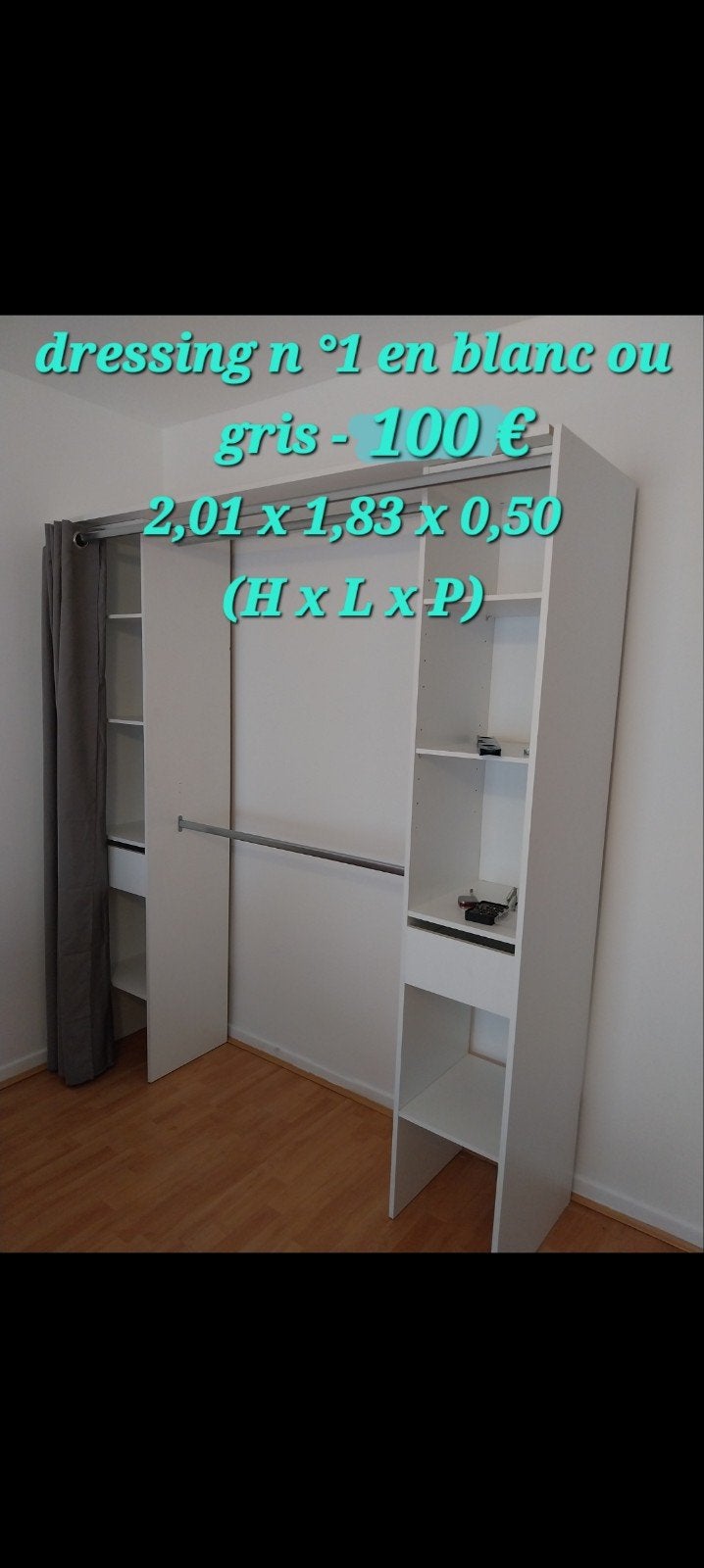 Aankleding + levering + montage, Huis en Inrichting, Ophalen of Verzenden, Zo goed als nieuw, Hout