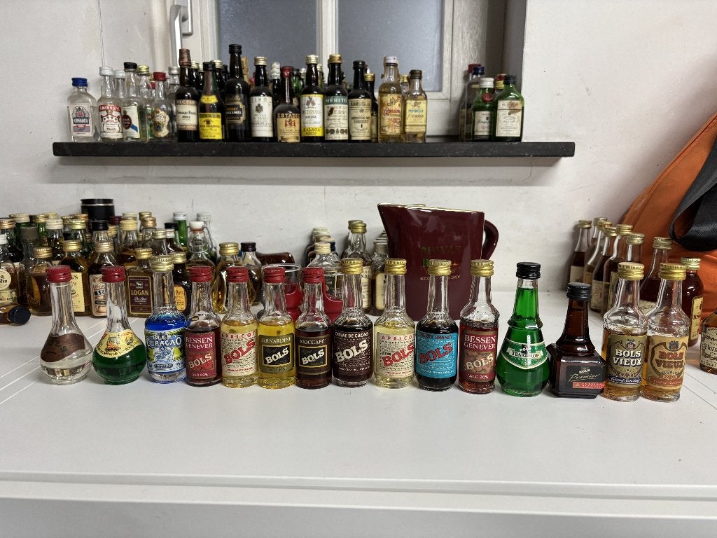 Lot van 15 Bols likeuren incl Asterix, Verzamelen, Ophalen of Verzenden, Gebruikt