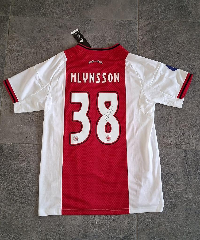 Shirt / voetbaltrui met handtekening Krystian Hlynsson Ajax, Verzenden, Nieuw, Shirt
