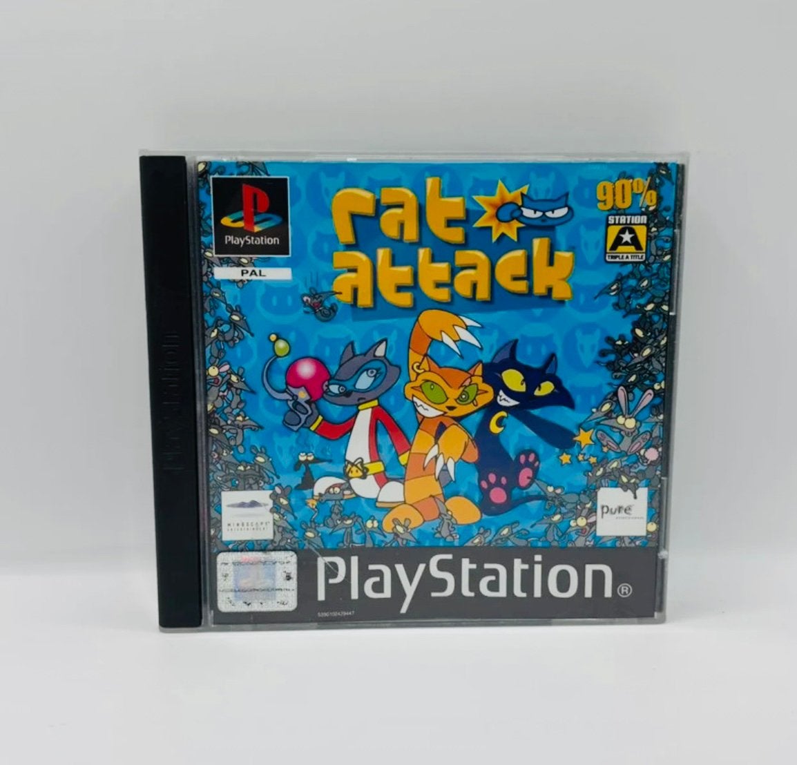 Rat attack PlayStation 1, Games en Spelcomputers, Ophalen of Verzenden, Zo goed als nieuw, Avontuur en Actie, Vanaf 7 jaar