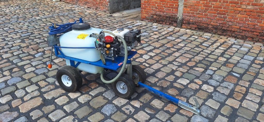 Spuitmachine met benzinemotor, Ophalen, Gebruikt