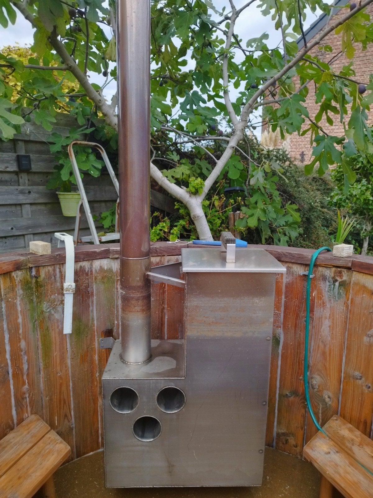 hottube kachel, Ophalen