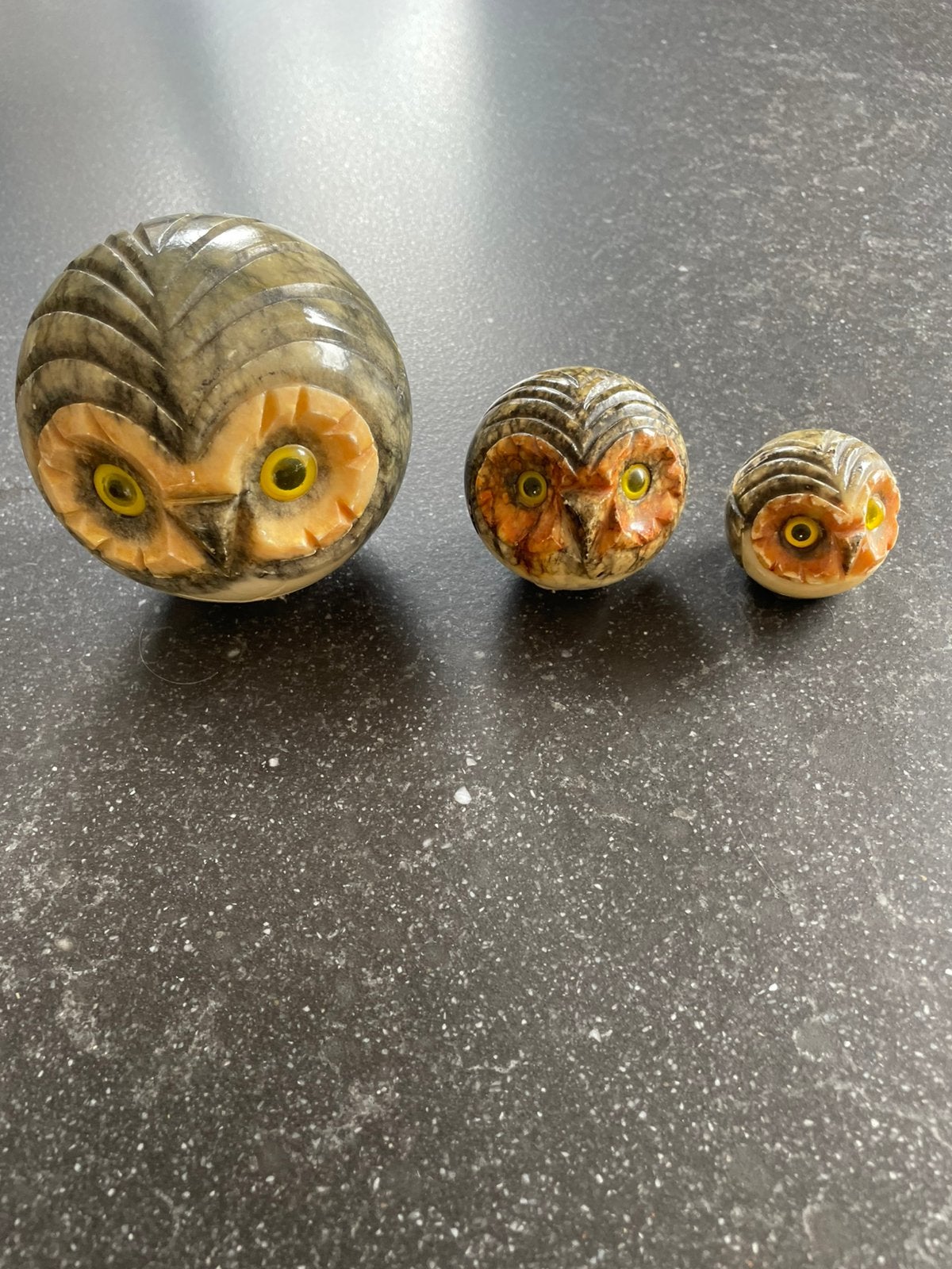 3 uilen, Ophalen