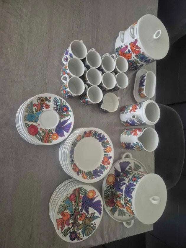 Ensemble de vaisselle Acapulco de Villeroy & Boch 47 pièces, Antiquités & Art, Enlèvement