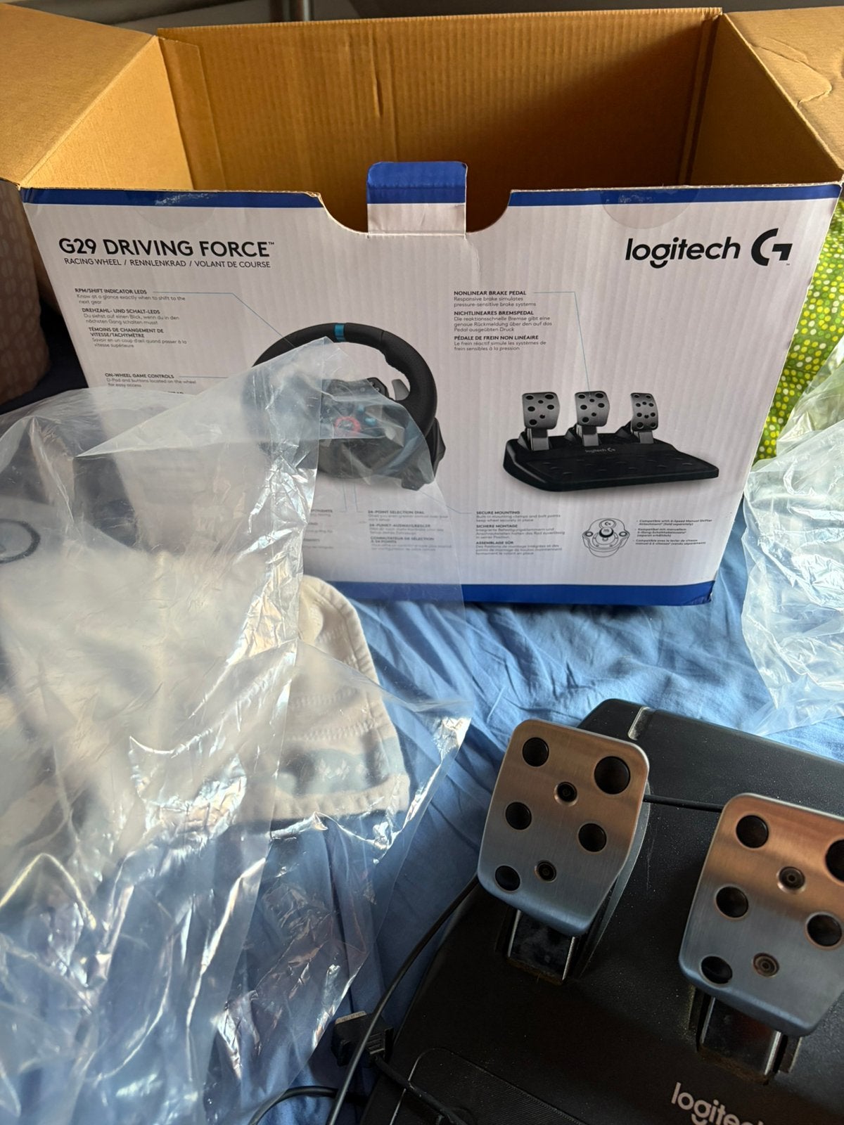 Logitech G29, Consoles de jeu & Jeux vidéo, Consoles de jeu | Sony Consoles | Accessoires, Enlèvement ou Envoi, Comme neuf, Contrôleur