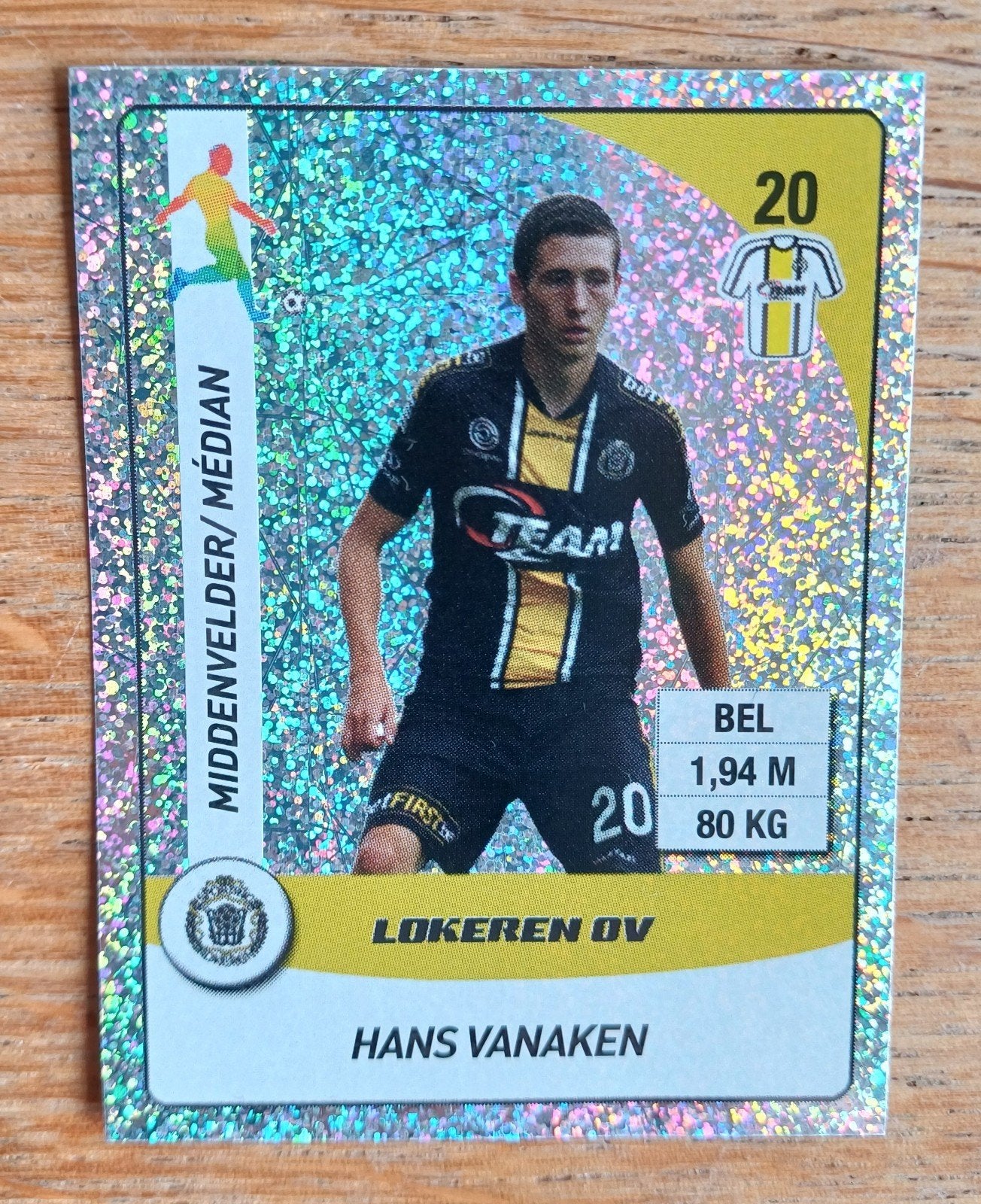 Panini Pro League 2015 Vanaken Lokeren Nr 162, Ophalen of Verzenden