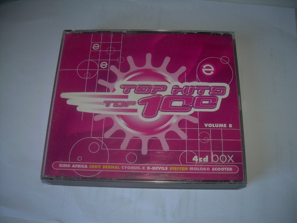 4 CD BOX - TOP HITS - TOP 100 - VOL 8, Cd's en Dvd's, Cd's | Verzamelalbums, Ophalen of Verzenden, Zo goed als nieuw, Eerste persing
