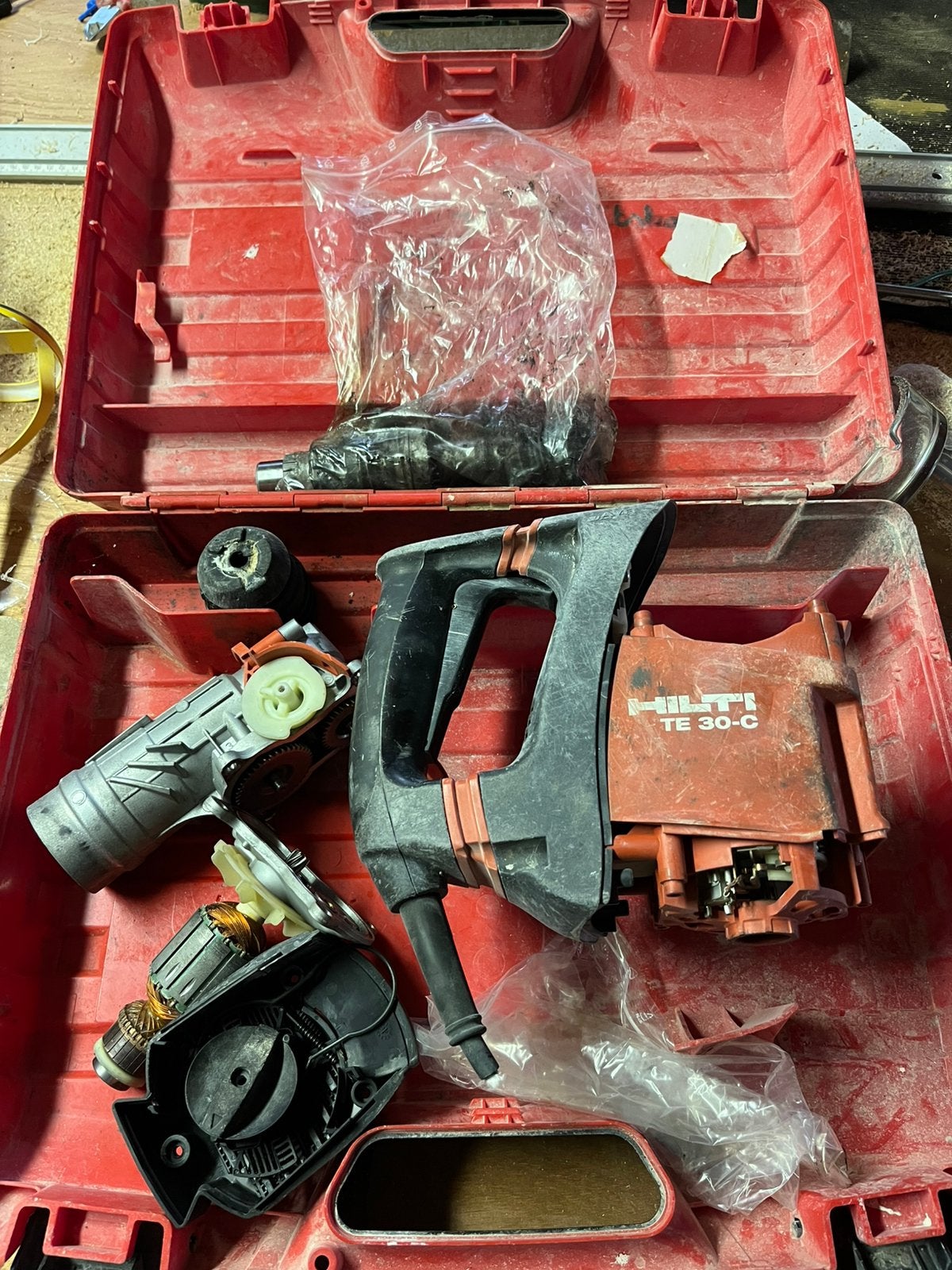 Hilti TE 30-c voor stukken, Doe-het-zelf en Bouw, Ophalen, Gebruikt, 600 watt of meer, Boor- en/of Breekhamer