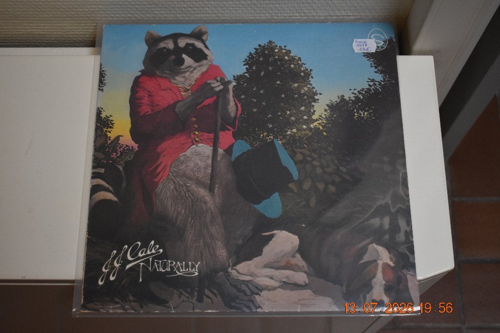 LP : J.J. Cale - Naturally (Rock), Cd's en Dvd's, Beschermende buitenhoes, Ophalen of Verzenden, Gebruikt, LP