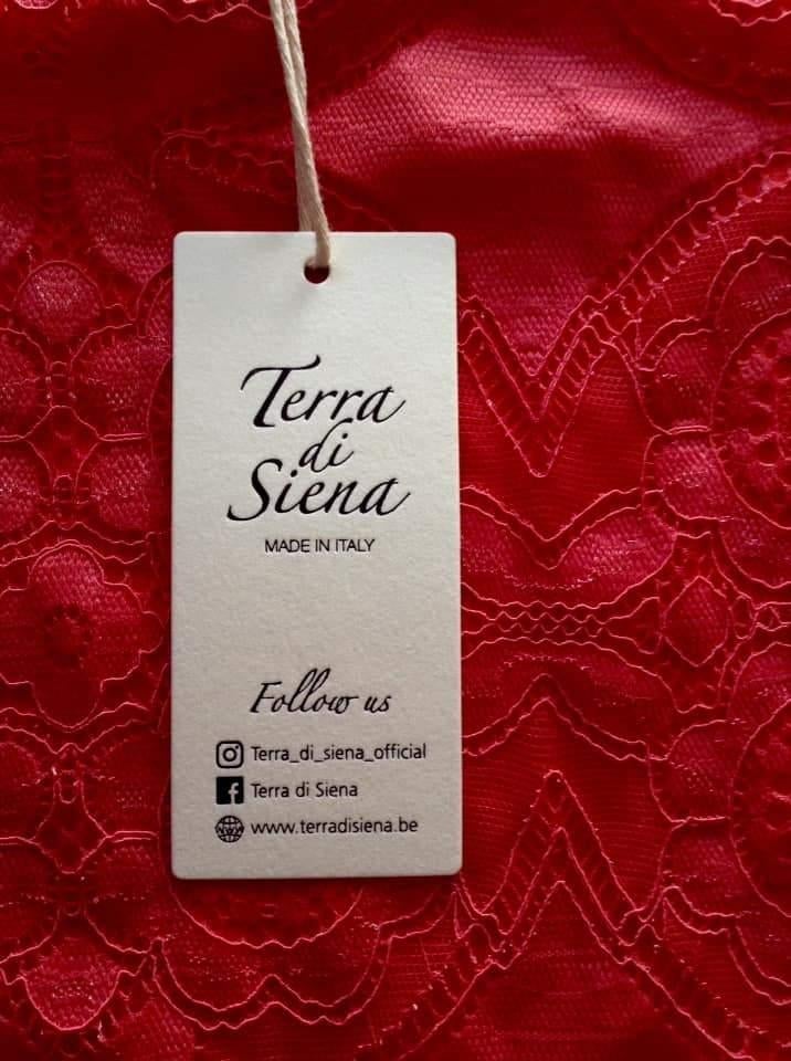 Chemisier en dentelle Terra di Siena t.S, Terra di Siena, Enlèvement ou Envoi, Neuf, Taille 36 (S)