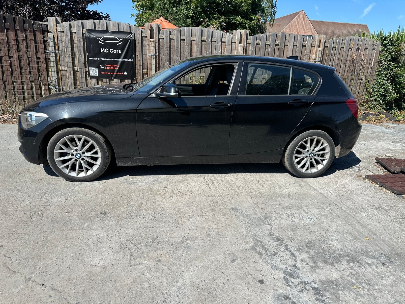 Bmw 1serie 118d, Auto's, Euro 5, 1995 cc, Zwart, USB