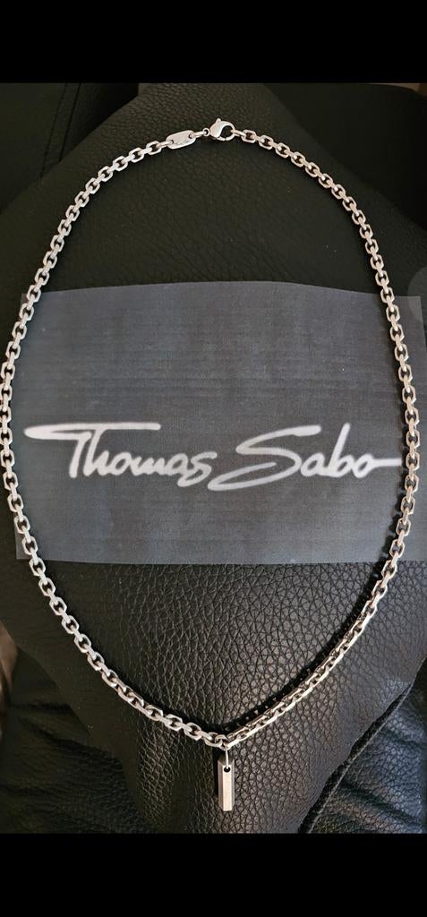 Halsketting massief Zilver Thomas sabo 80cm, Ophalen, Zilver
