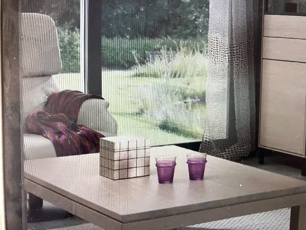 table basse carrée en chêne brossé 100x100cm, Maison & Meubles, 50 à 100 cm, Enlèvement, 50 à 100 cm, Chêne