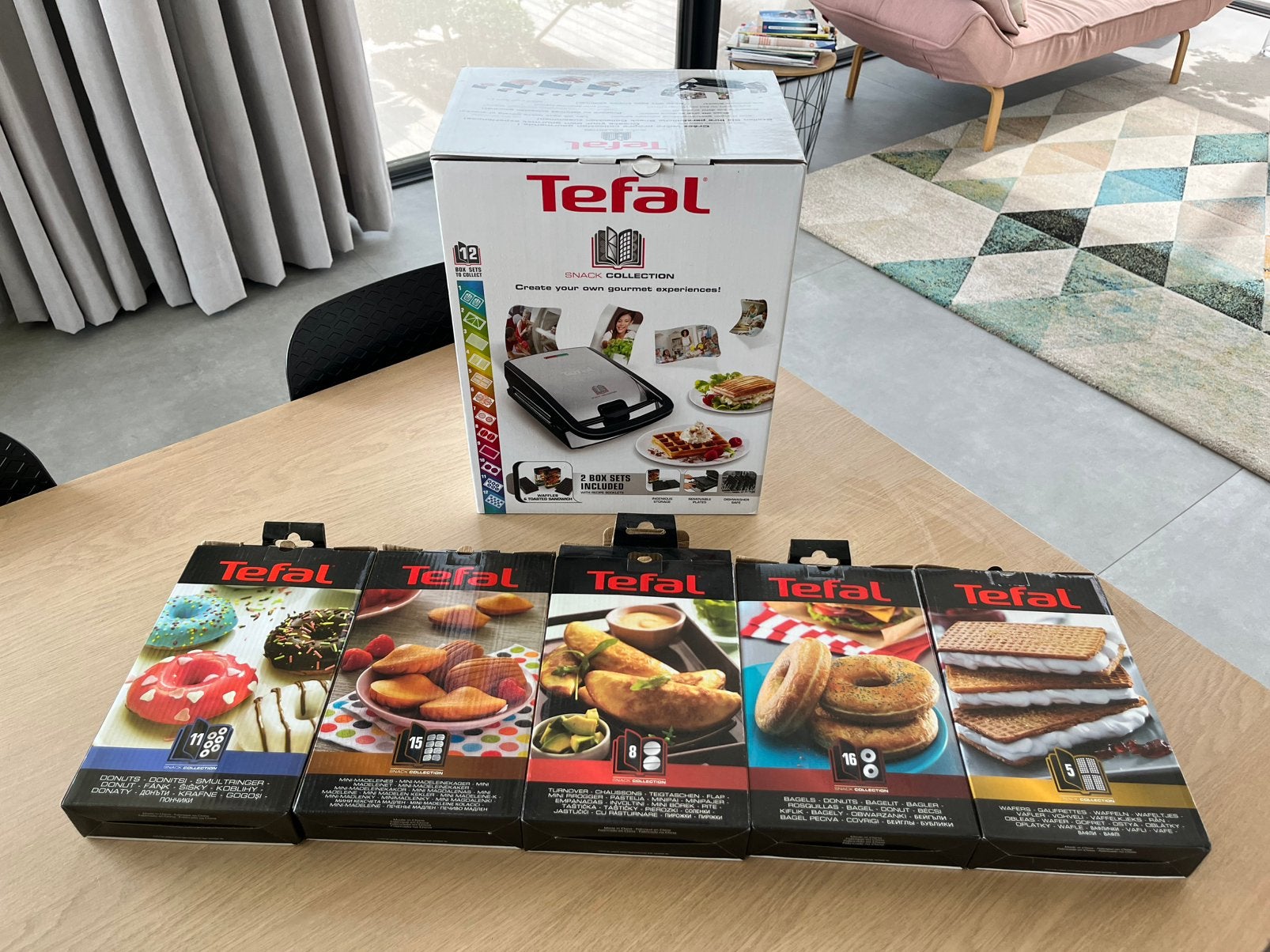 Tefal Snack Collection - Appareil croque monsieur et gauffre, Ophalen, Nieuw