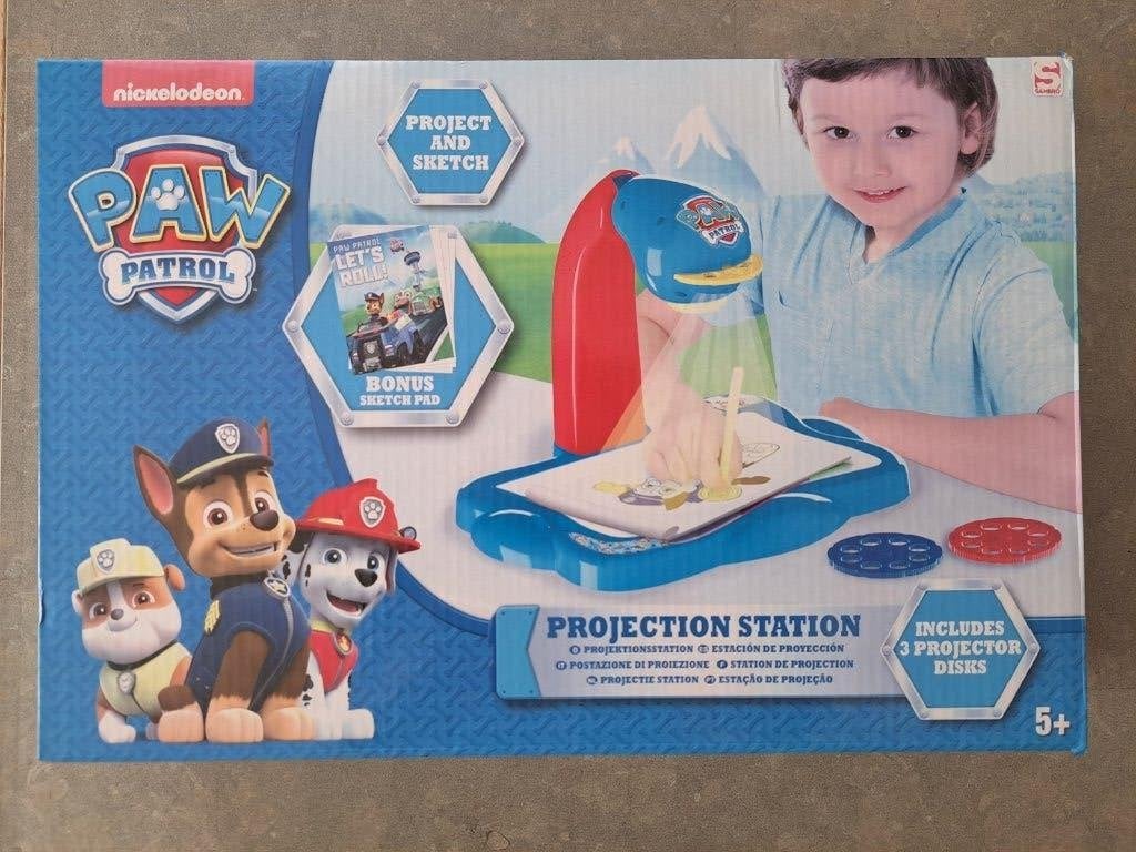 Tekenprojector Paw Patrol, Ophalen, Zo goed als nieuw, Met licht