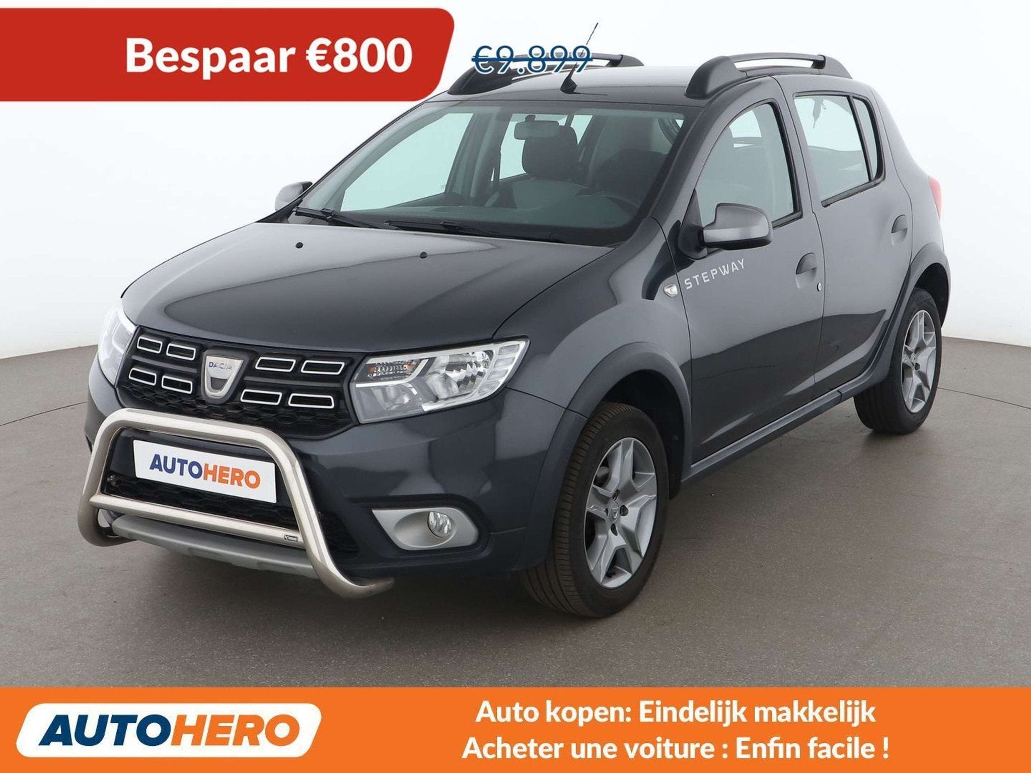 Dacia Sandero 1.0 TCe Stepway Prestige (bj 2020), Auto's, Voorwielaandrijving, Stof, Gebruikt, 1144 kg