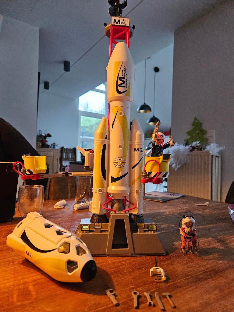Playmobil Lanceerstation 9488, Kinderen en Baby's, Speelgoed | Playmobil, Ophalen of Verzenden, Zo goed als nieuw, Complete set