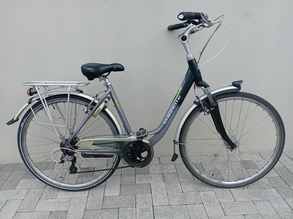 Damesfiets alu Gazelle Medeo 28inch 8speed maat49NWP 799€🚴‍, Fietsen en Brommers, Ophalen, Gebruikt, Velgrem, 47 tot 50 cm