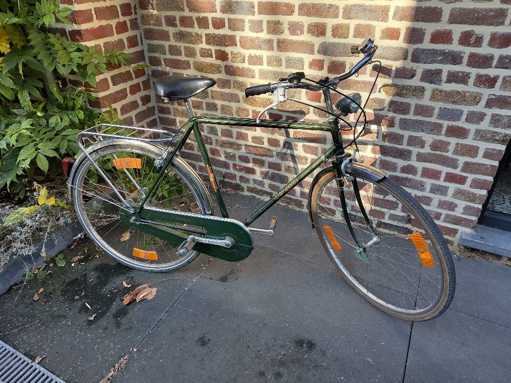 Vintage herenfiets, Fietsen en Brommers, Gebruikt, Velgrem, Versnellingen, 65 cm of meer