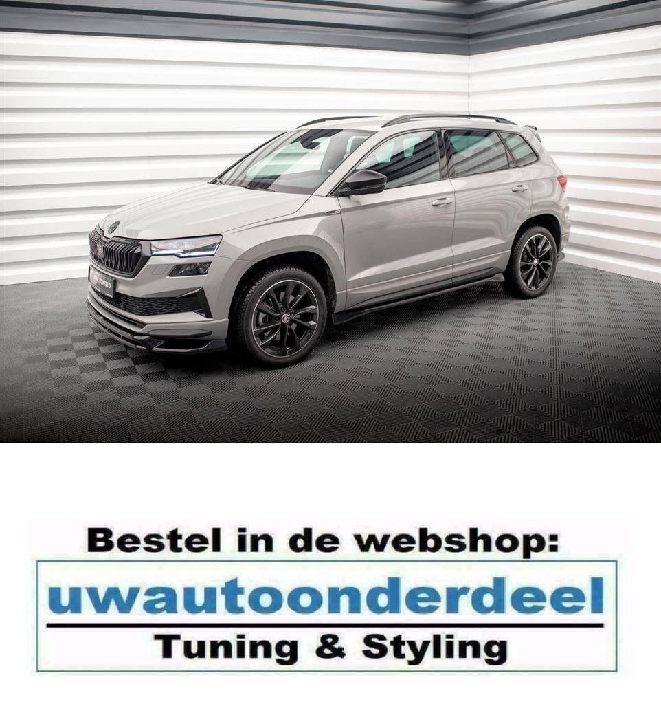 Maxton Design Spoiler Splitter Geschikt Voor Skoda Karoq Spo, Verzenden