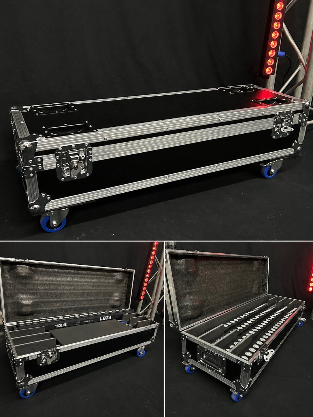 Complete Led Bar Set: 8x Led Bar RGBW met Flightcase | Nieuw, Muziek en Instrumenten, Ophalen of Verzenden, Nieuw, Licht, Geluidgestuurd