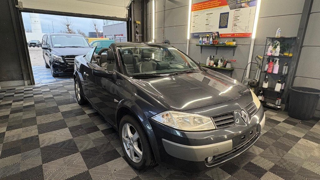 Renault Megane CABRIOLET benzine 2005, Auto's, 4 zetels, Cabriolet, Blauw, Bedrijf