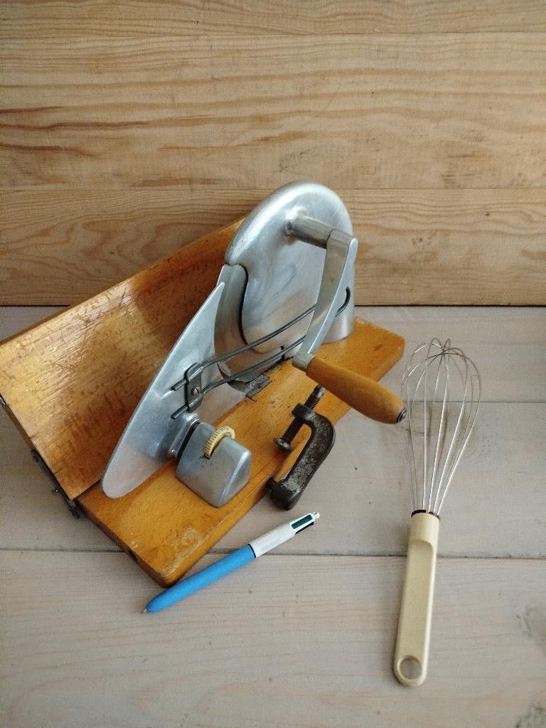 Vlees Snijder en klopper vintage, Antiek en Kunst, Ophalen