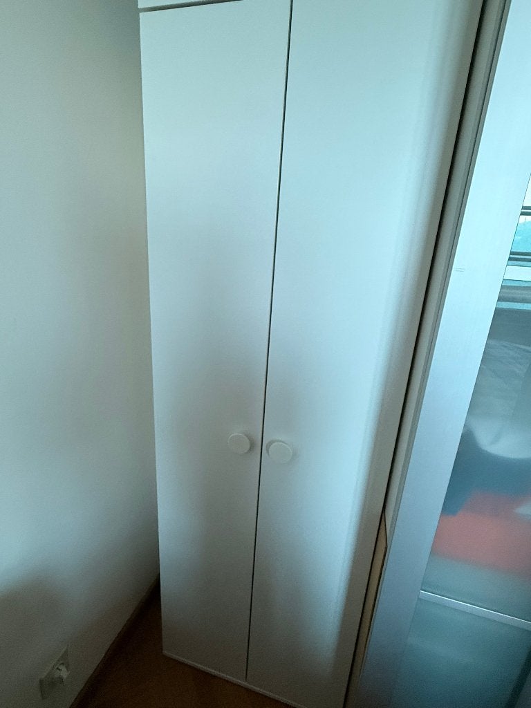 Witte IKEA kinderkledingkast, Ophalen, Met deur(en), Scandinavisch, 50 tot 100 cm