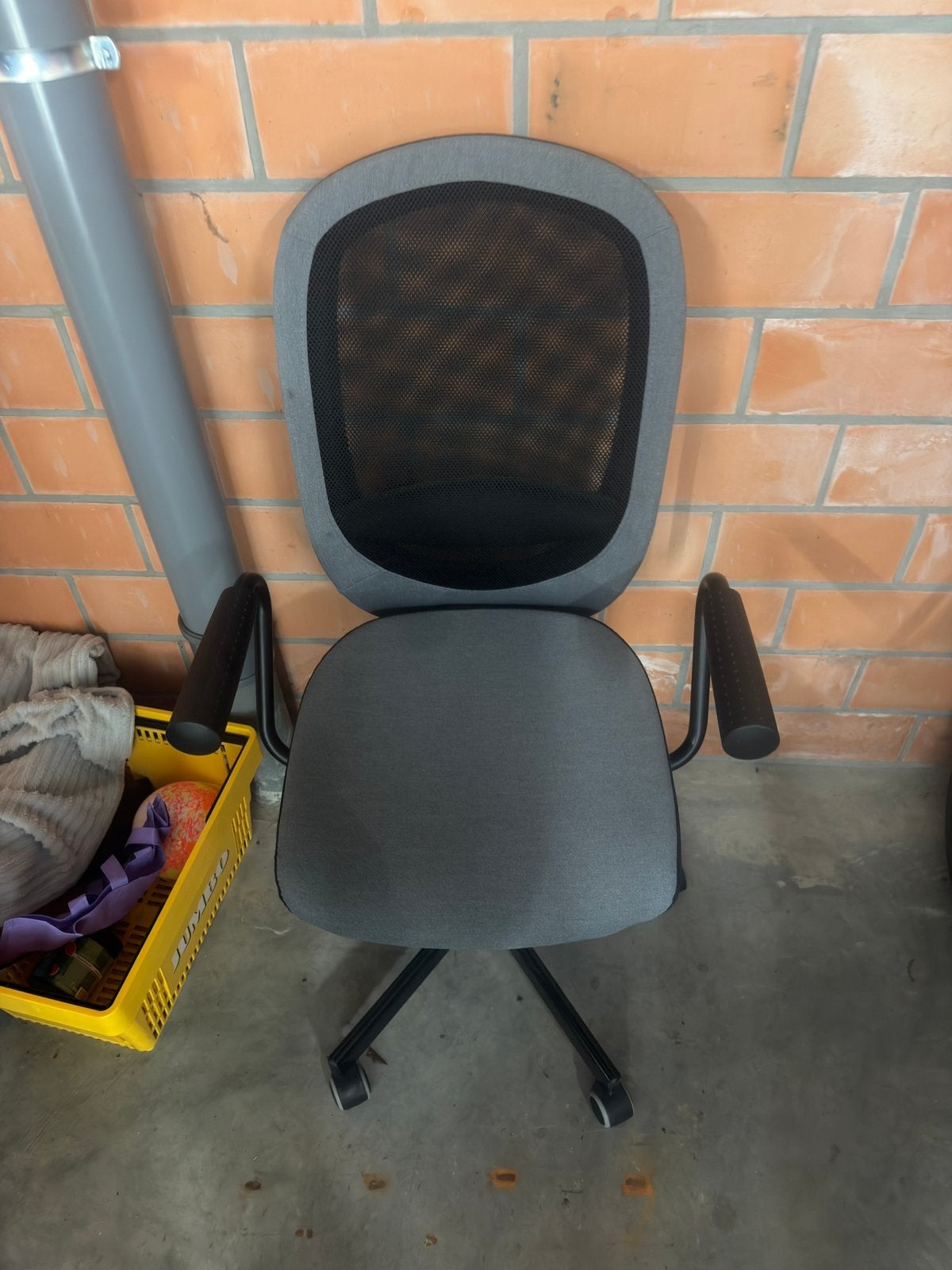 IKEA FLINTAN bureaustoel, Ophalen, Zo goed als nieuw, Grijs, Bureaustoel