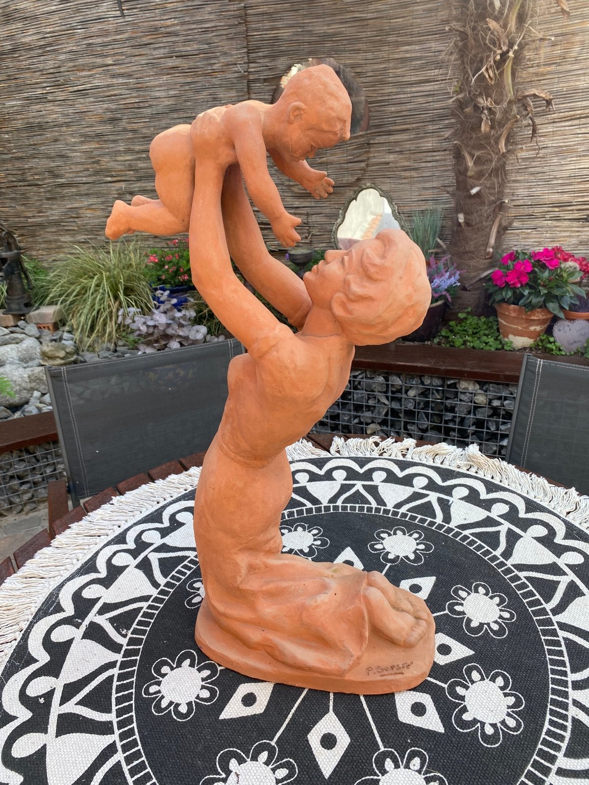 Beeld P Serstré moeder en kind, Ophalen, Beeld