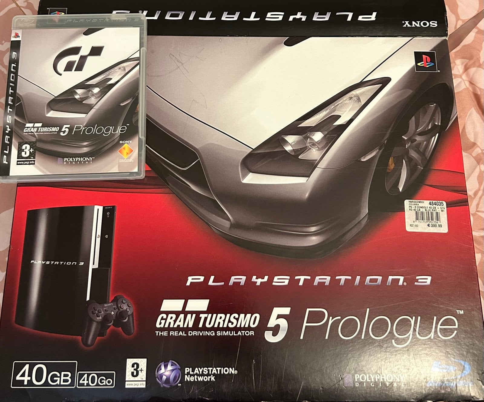 PS3-pakket + 17 games, Games en Spelcomputers, Spelcomputers | Sony PlayStation 3, Ophalen, 40 GB, Met 1 controller, Gebruikt