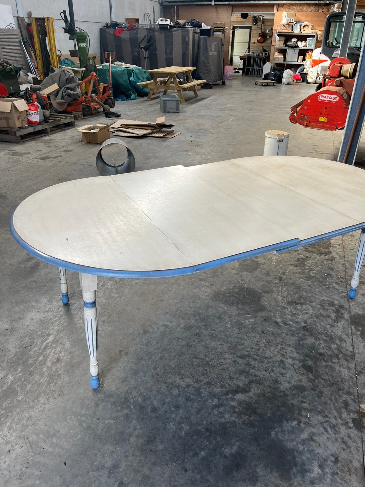 Table de style champêtre avec 6 chaises, Autres couleurs, Landelijk, Enlèvement, Tissus