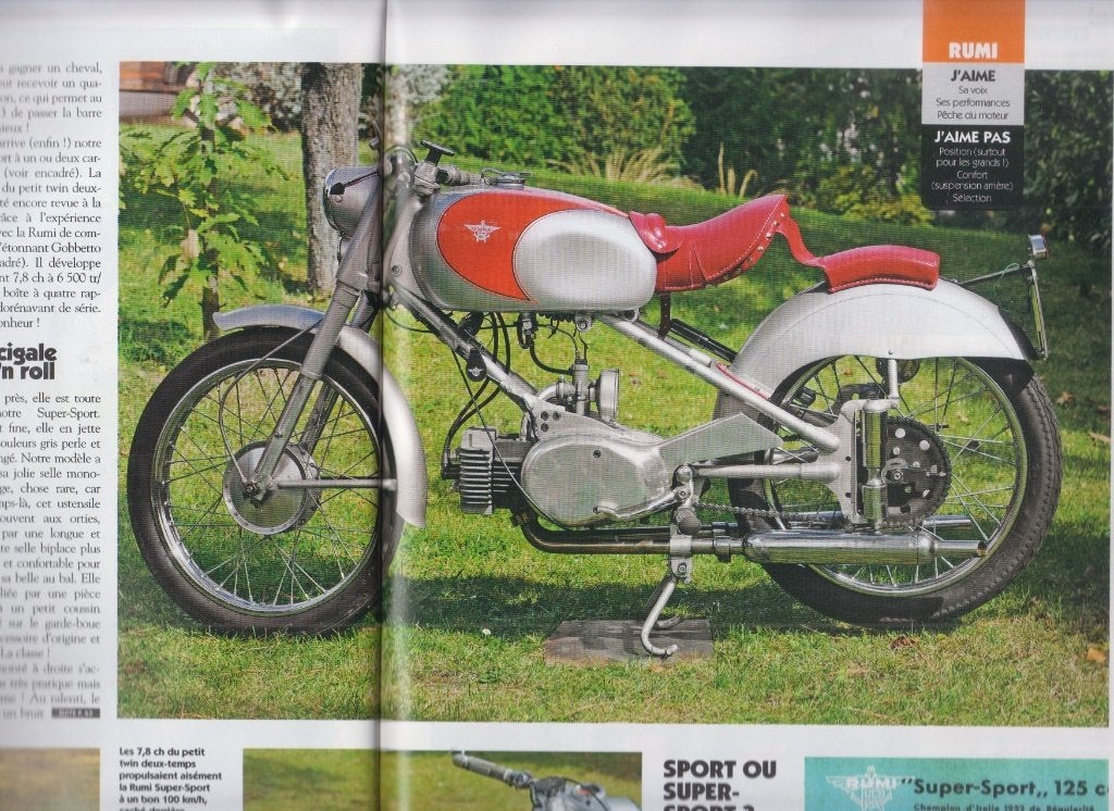 1954 Moto Rumi 125 Super Sport collection, Verzenden, Gelezen