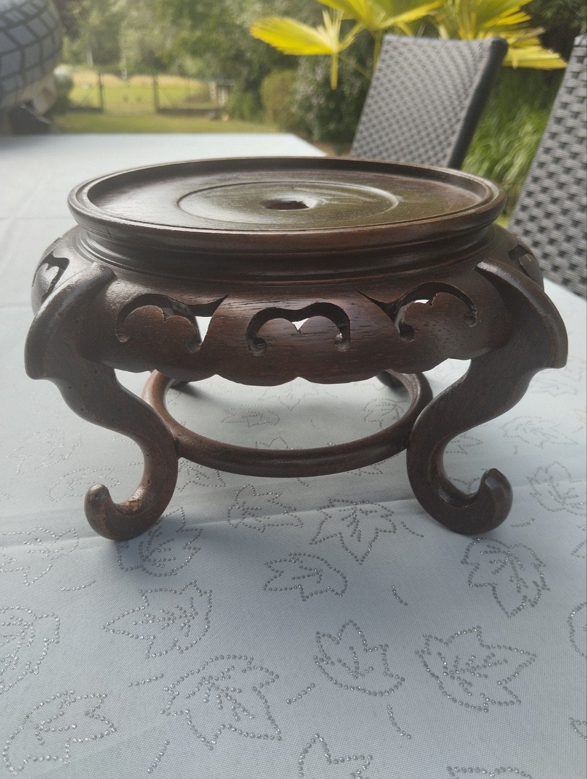 Vaasdisplay in Chinese stijl, Ophalen
