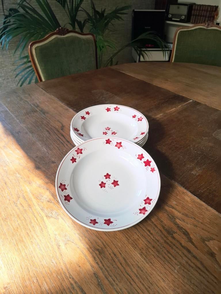 Vintage soepborden Boch Mercure - set van 6, Antiek en Kunst, Ophalen of Verzenden