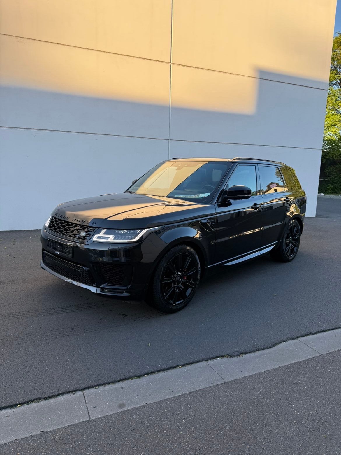 Range Rover Sport P400e Hybride 2021, Auto's, Automaat, 1998 cc, Zwart, Leder