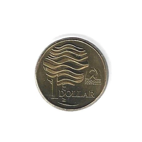 Australië, 1 Dollar 1993, Stylized tree., Timbres & Monnaies, Enlèvement ou Envoi, Monnaie en vrac