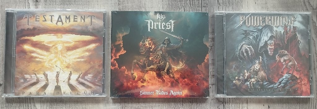 CDs:Testament(2025), KK's Priest (2023), Powerwolf (2018), Cd's en Dvd's, Cd's | Hardrock en Metal, Nieuw in verpakking, Ophalen of Verzenden