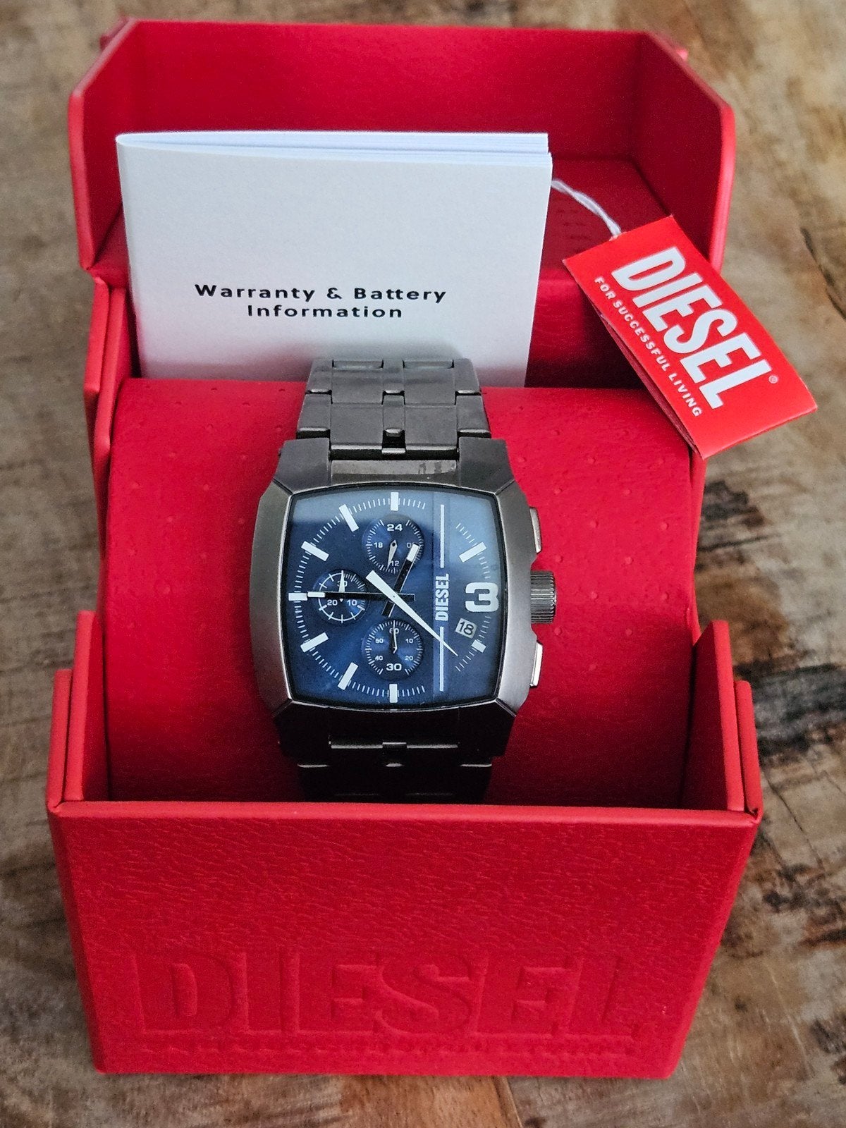 Diesel Cliffhanger met stalen band, Bijoux, Sacs & Beauté, Montres | Hommes, Enlèvement