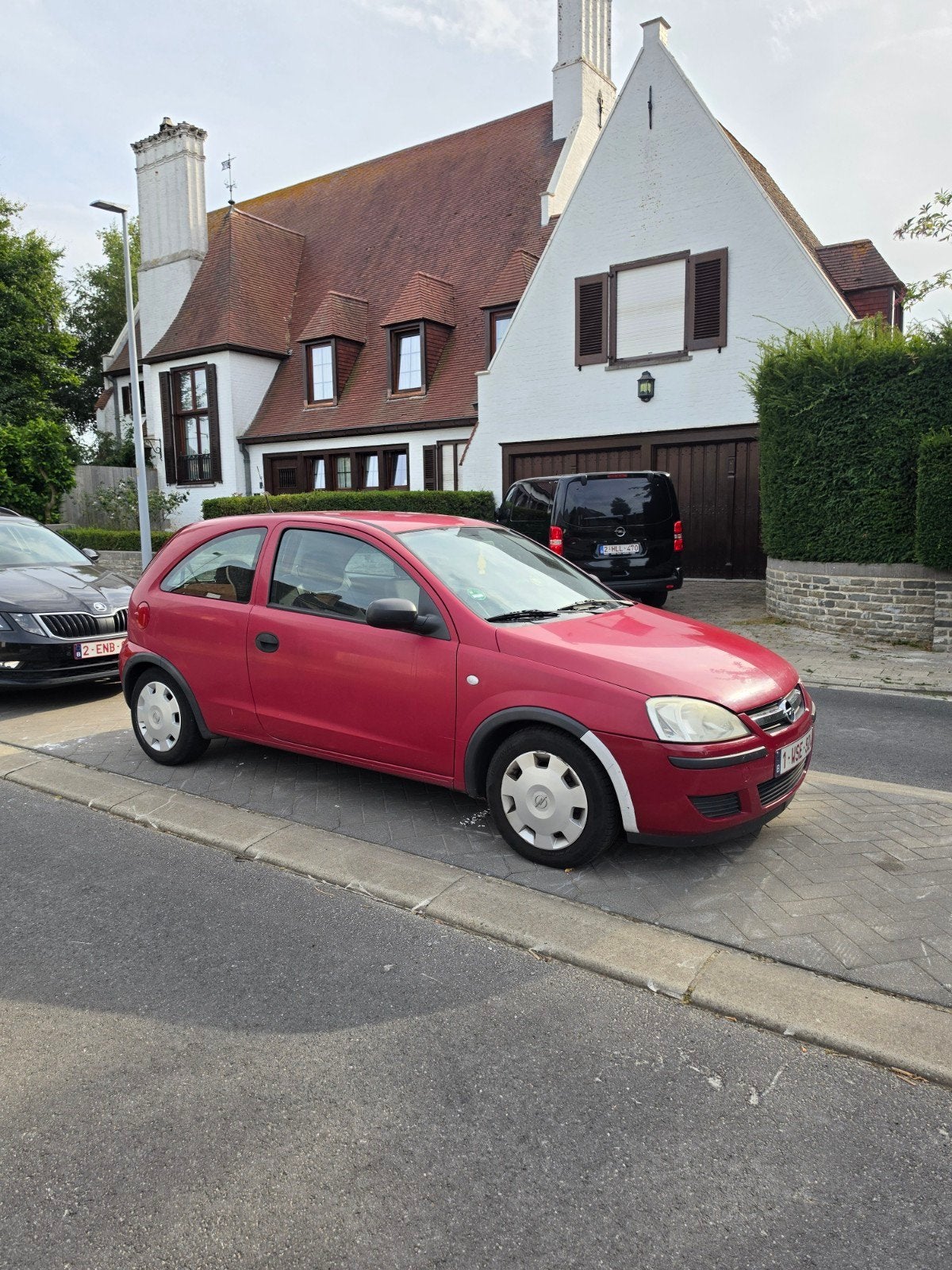 Opel corsa 2005 1.2D, Autos, Rouge, Achat, ABS, Boîte manuelle