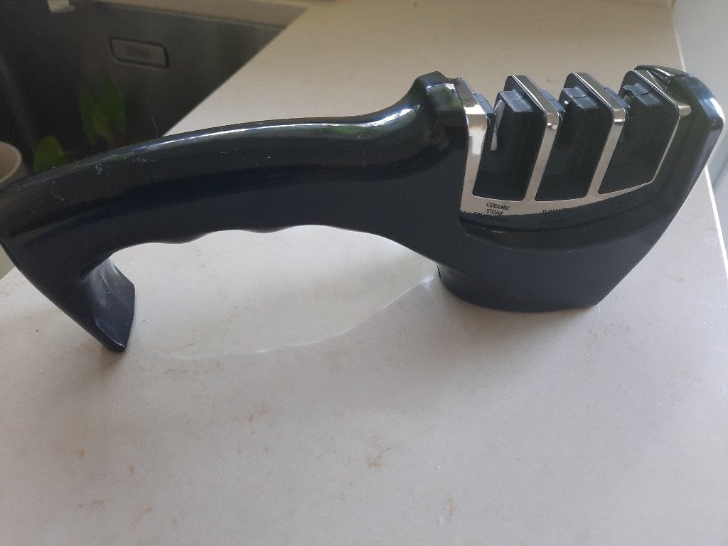 Messenslijper, manueel, zo goed als nieuw!, Huis en Inrichting, Ophalen, Zwart, Nieuw, Kunststof