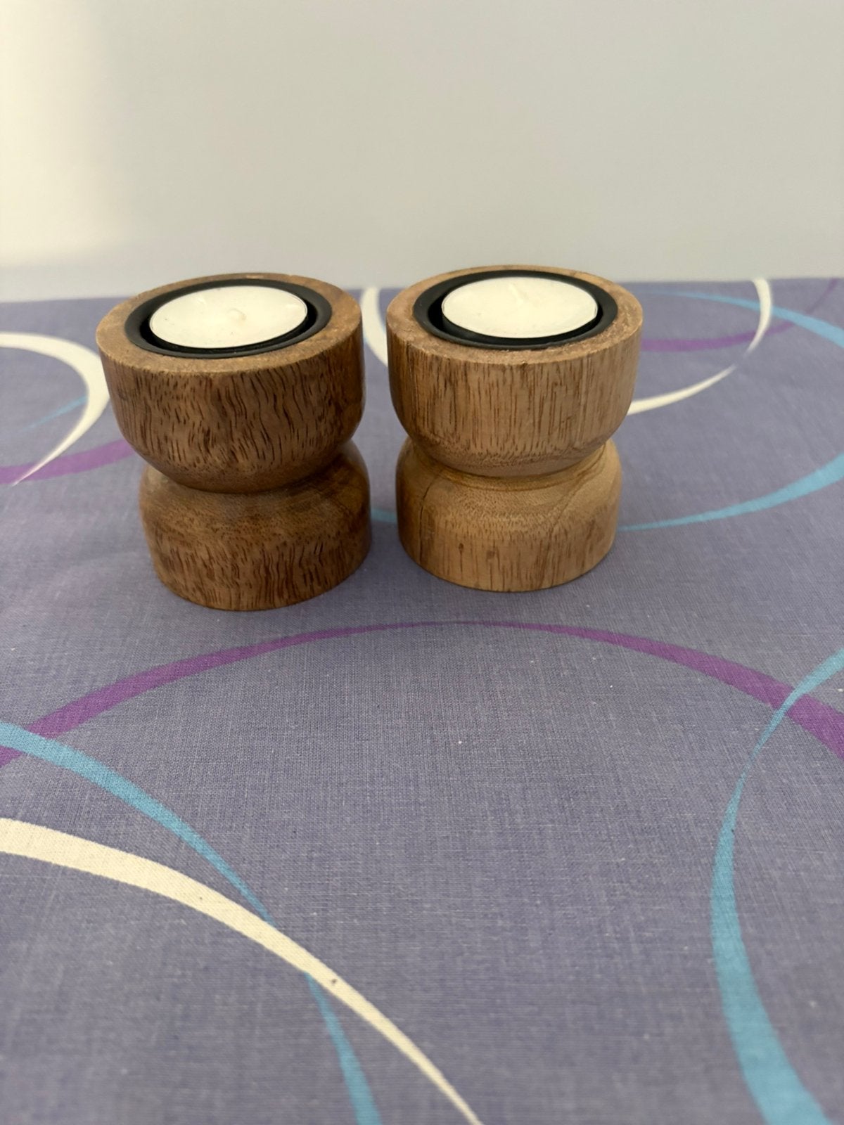 Theelichthouder, Ophalen, Zo goed als nieuw, Hout