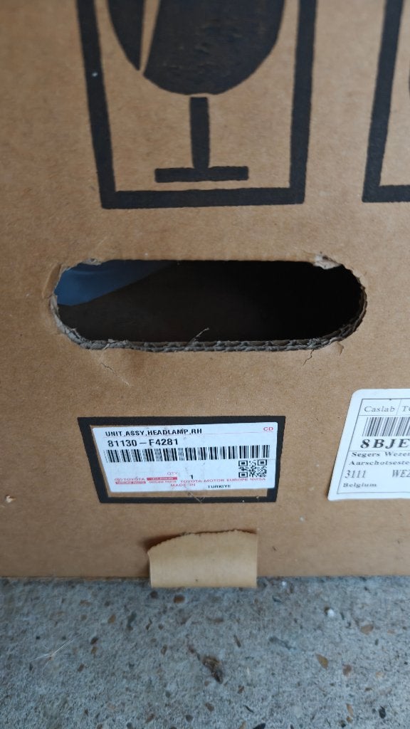 Originele rechtse full-led koplamp Toyota CHR, Auto-onderdelen, Ophalen, Nieuw, Toyota